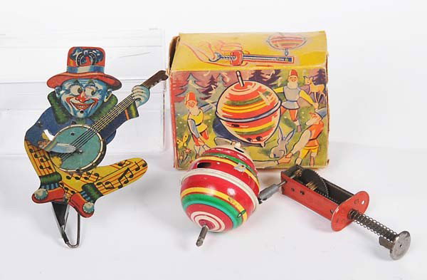 MNN/Kellermann: English: MNN/Kellermann?, Monkey and Gyro Game, W.-Germany/Germany prewar, tin, partially paint damage, 1x original box condition 3(1 side missing), condition 2 Deutsch: MNN/Kellermann ?,10-14 cm, Kna
