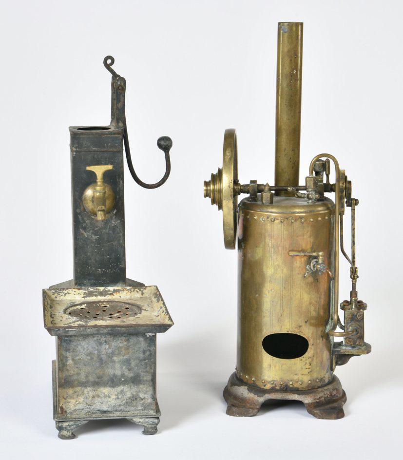Radiguet, Stehende Dampfmaschine + Wasserpumpe (1 of 2)