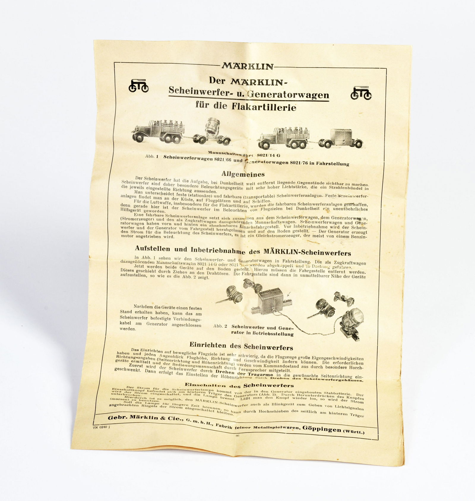 Marklin, Werbeprospekt fur 1:43 Modelle (1 of 1)