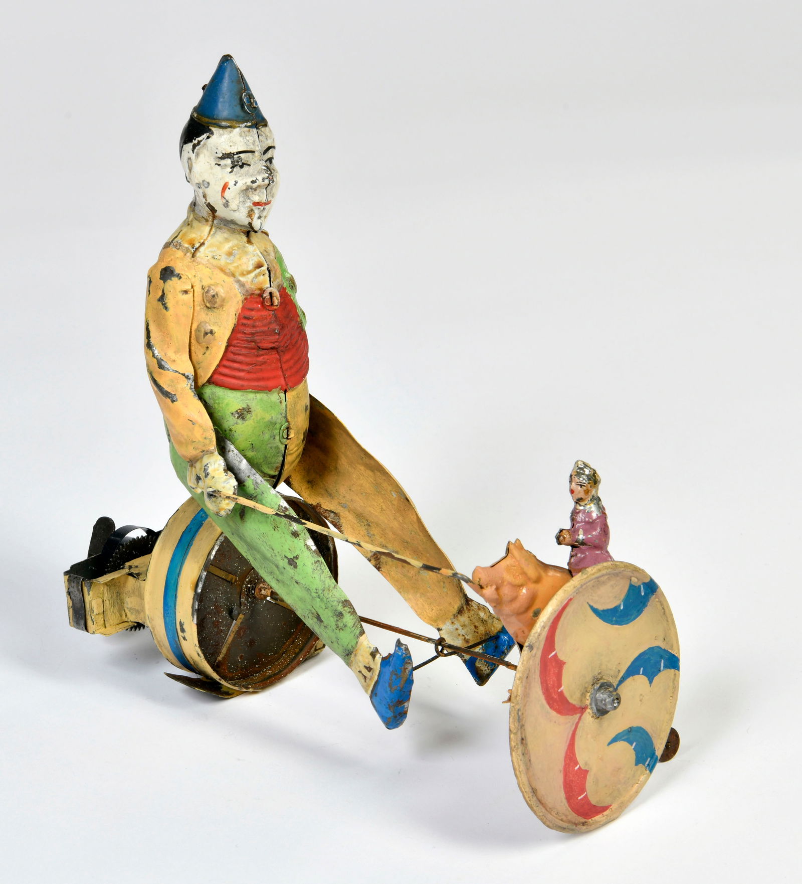 Gunthermann, Clown Musiker mit Schwein (1 of 2)