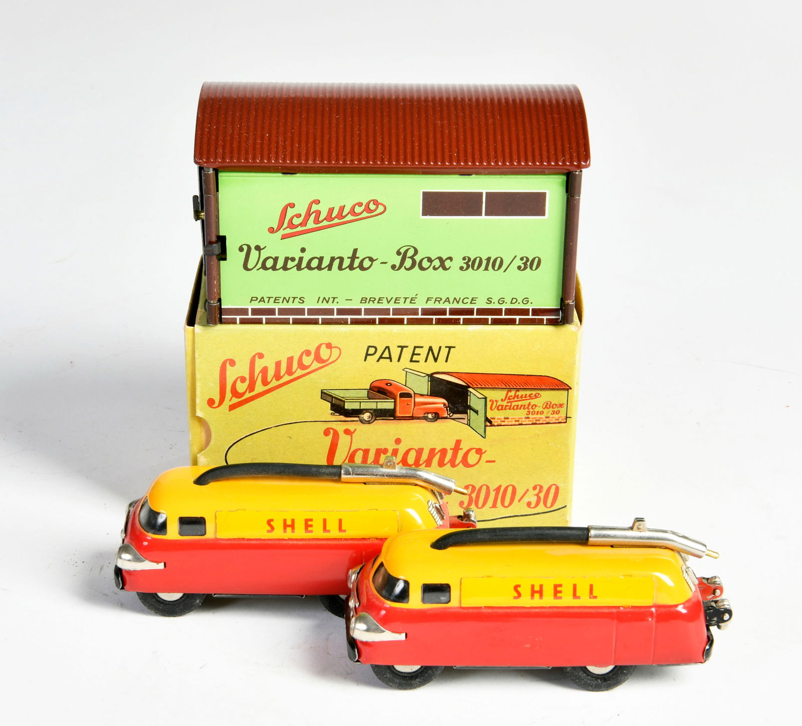 Schuco, Konvolut Varianto Garage, 2 Fahrzeuge u.a. (1 of 1)