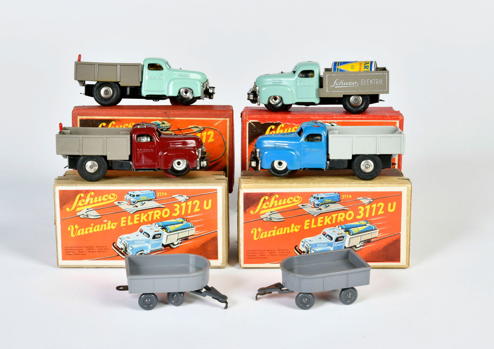 Schuco, 4x Varianto Elektro 3112 Lasto (1 of 2)