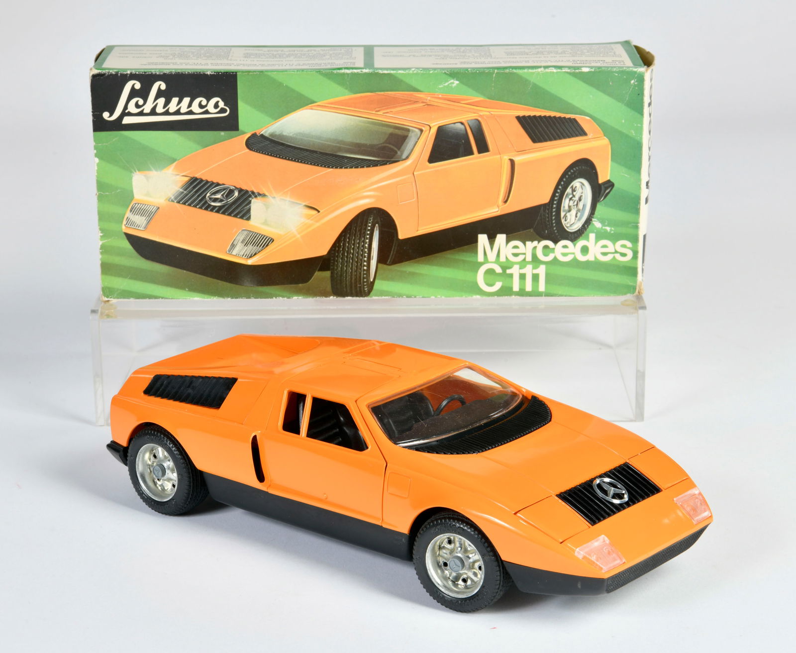 Schuco, Mercedes C111: Schuco, Mercedes C111, W.-Germany, 26 cm, Kst, Okt, Z 2+, Z 1-