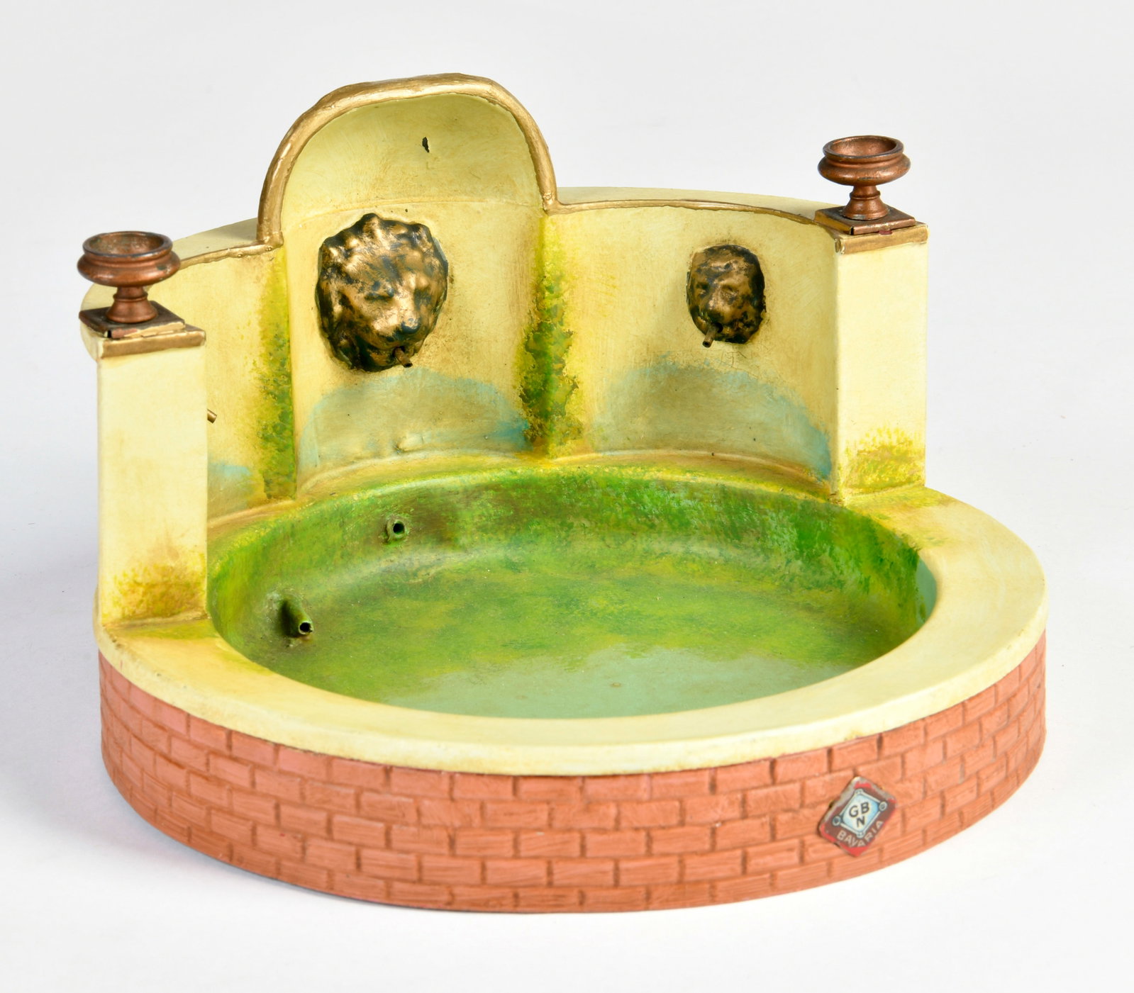 Bing, Lowenbrunnen: Bing, Lowenbrunnen, Germany VK, 20 cm, Blech, neu lackiert