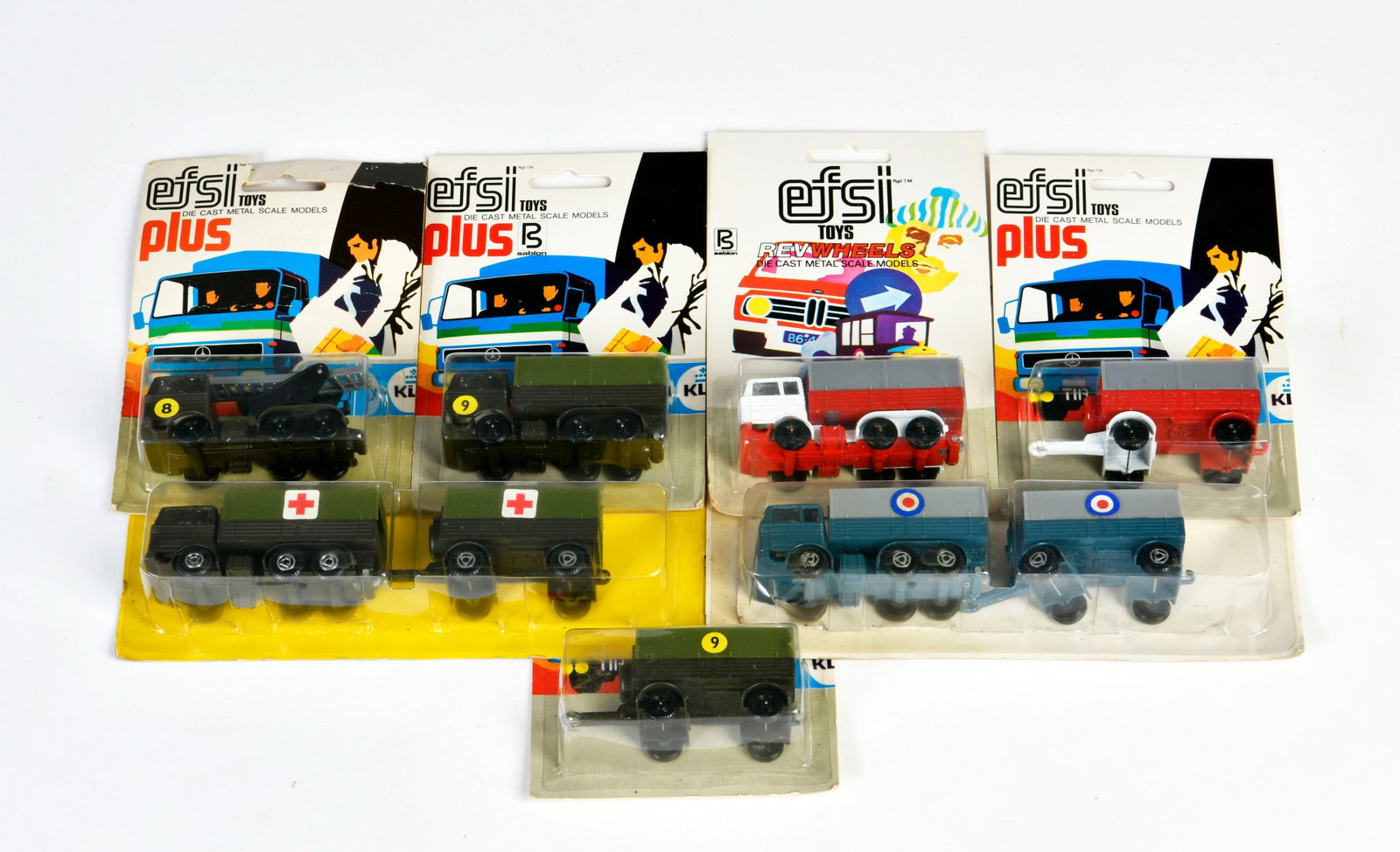 Efsi Toys par Sablon (BE) 1/64 Carte scellée Citroën DS Break + 4