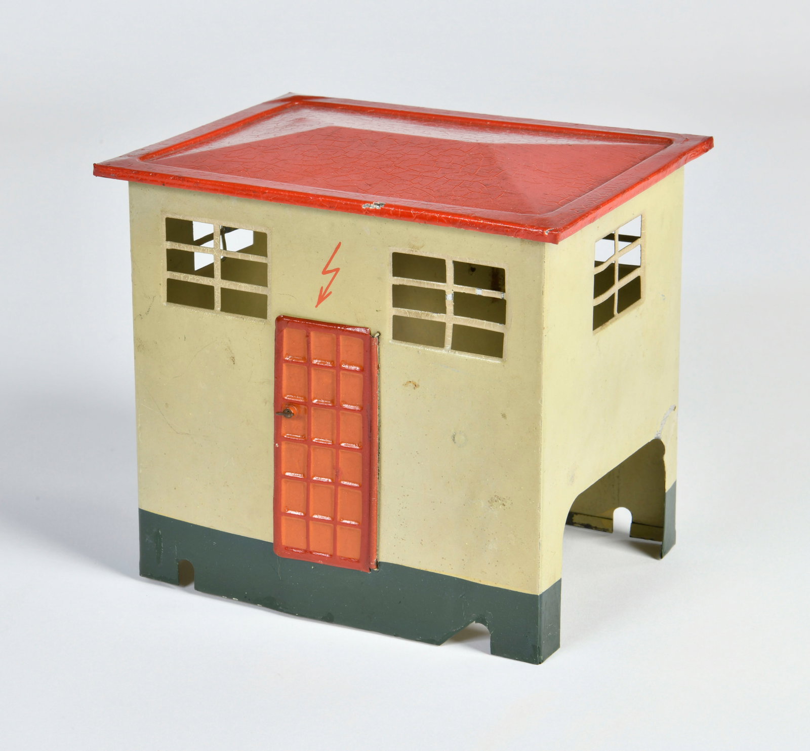 Marklin, Trafohaus 13467: Marklin, Trafohaus 13467, Germany VK, Blech, Spur 0, 17 cm, LM