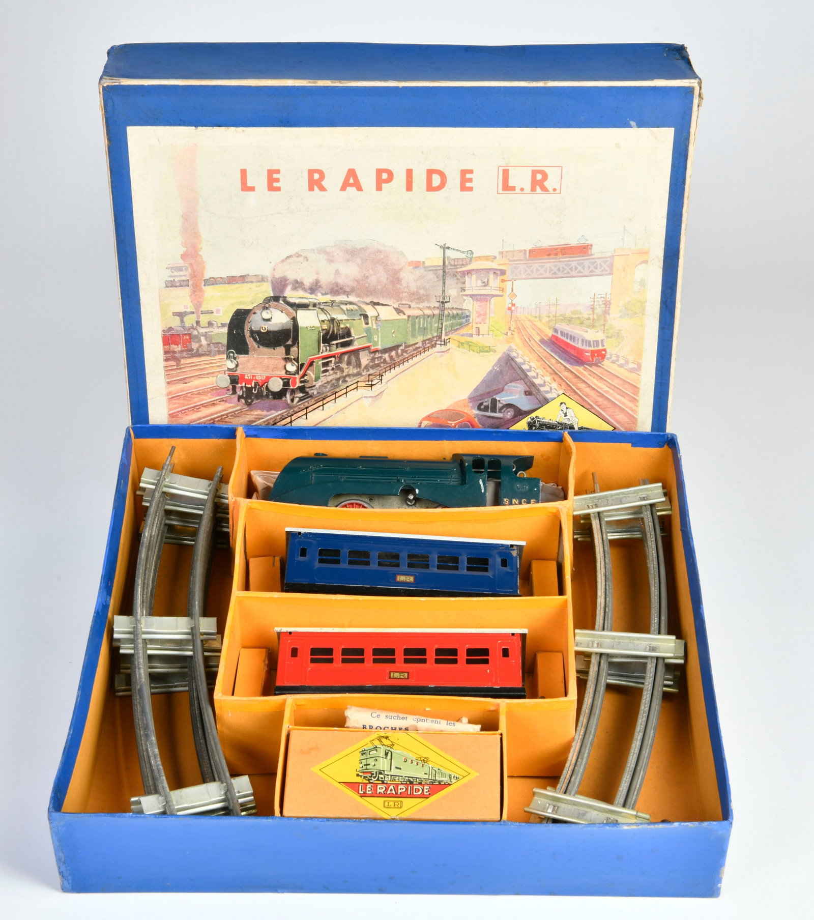 Le Rapide, Zugpackung: Le Rapide, Zugpackung, France, Spur 0, Blech, UW ok, min. LM, Okt Z 2, Z 2
