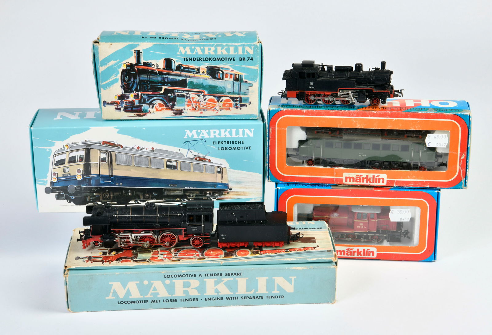 Marklin, 5 H0 Loks (1 of 1)