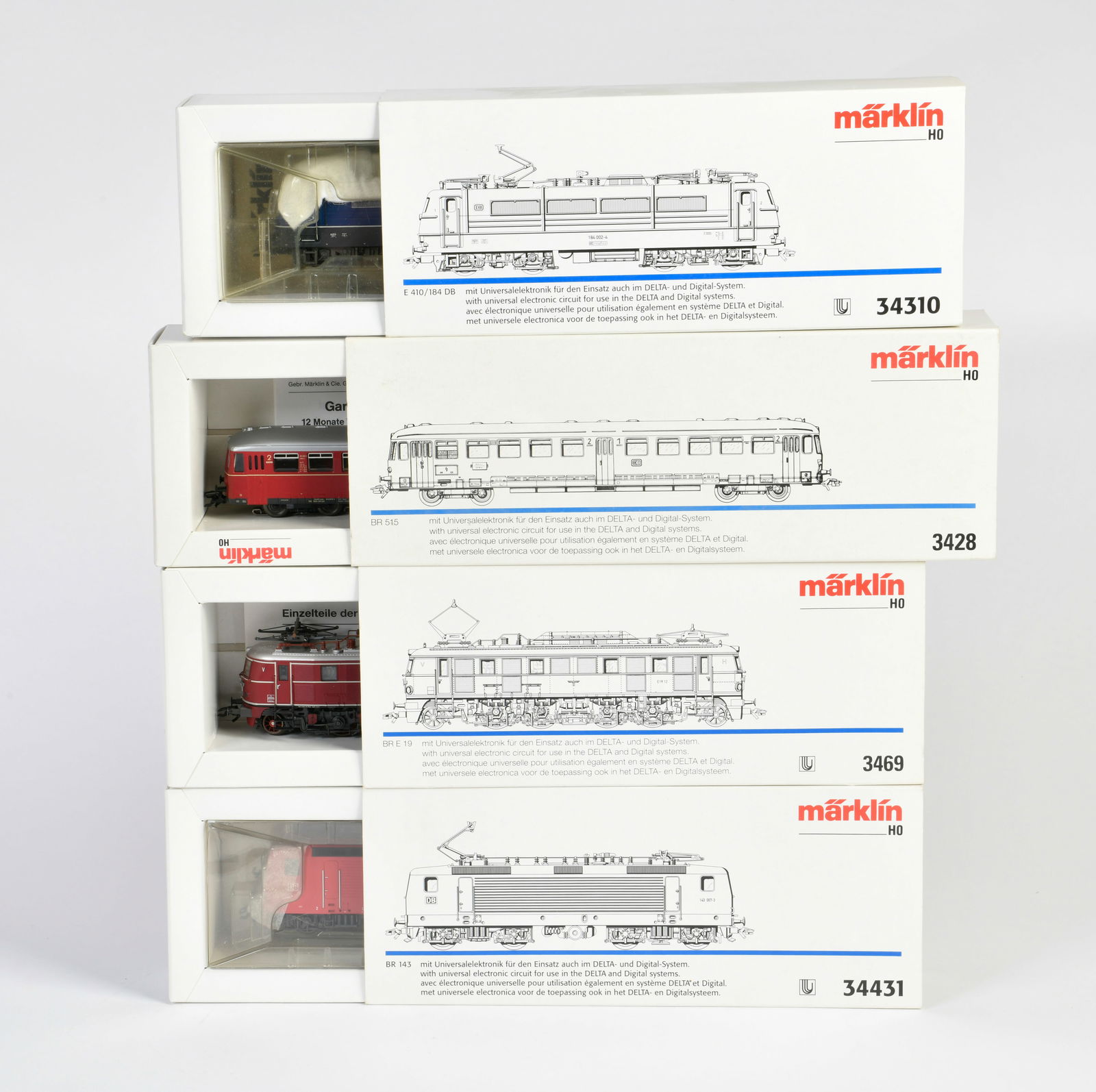 Marklin, 4 H0 Loks (1 of 1)