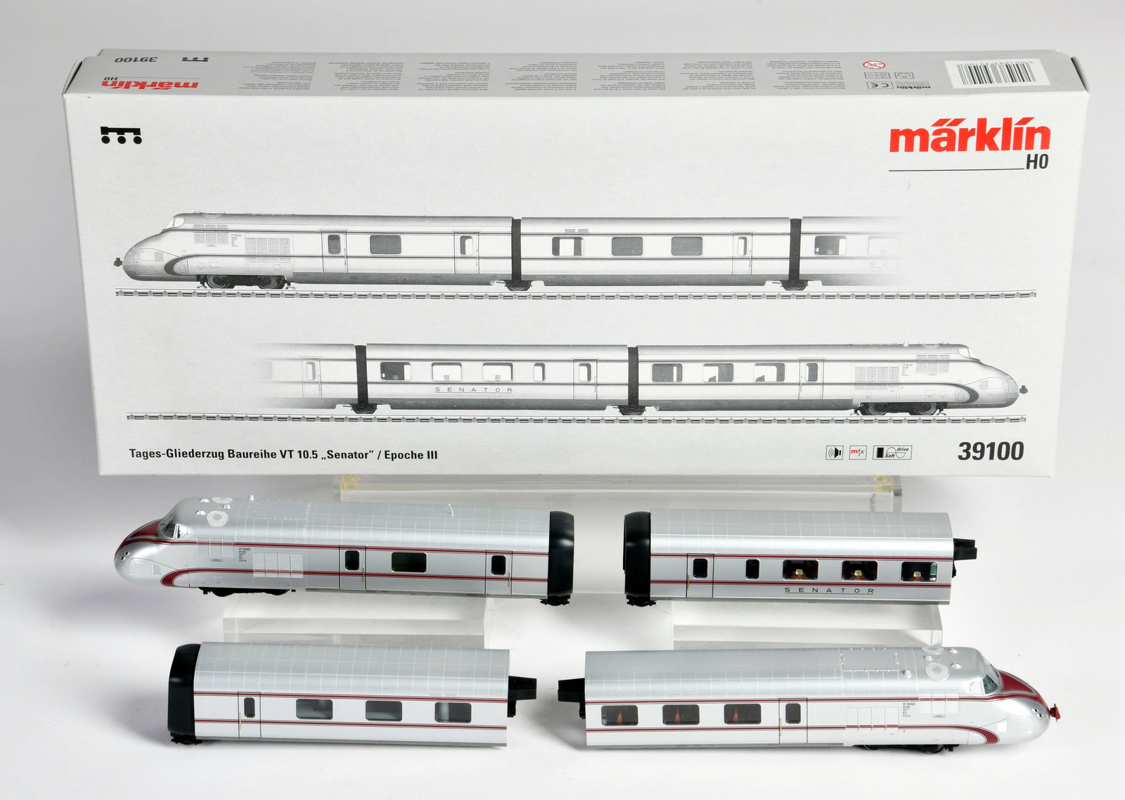 Marklin, Tagesgliederzug Senator 39100: Marklin, Tagesgliederzug Senator 39100, H0, Okt, Z 1-
