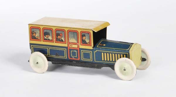 Bus: English: Bus, 20s, Germany prewar, condition 2+ Deutsch: Omnibus 20er Jahre, 18 cm, Germany VK, Z 2+, (3158)
