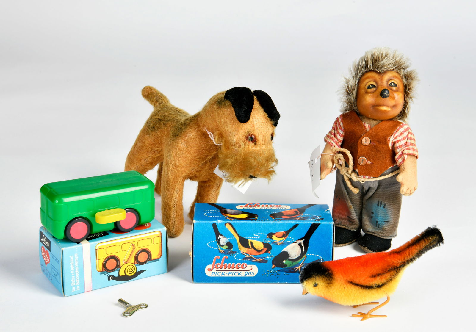 Schuco, Steiff, Mecki, Hund, Vogel, Babyspielzeug (1 of 1)