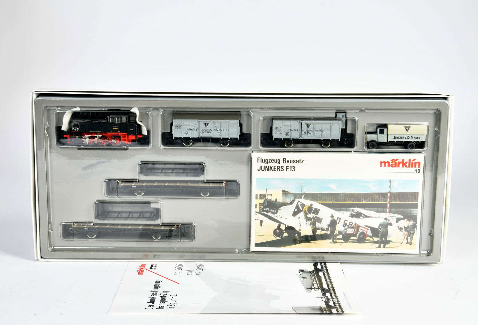 Marklin, 2866 Guterzug Junkers Flugzeug-Transport (1 of 1)