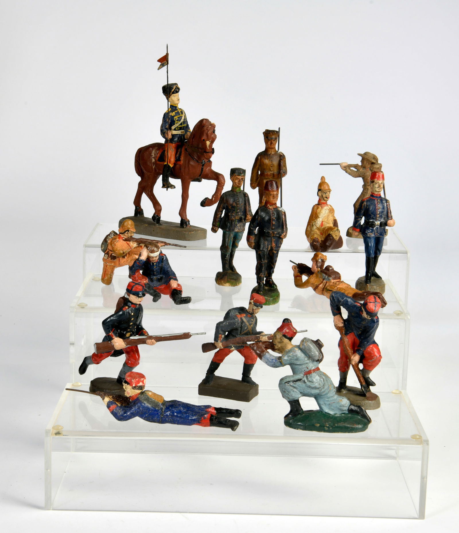 Diverse Figuren, meist Elastolin, meist 10 cm (1 of 1)