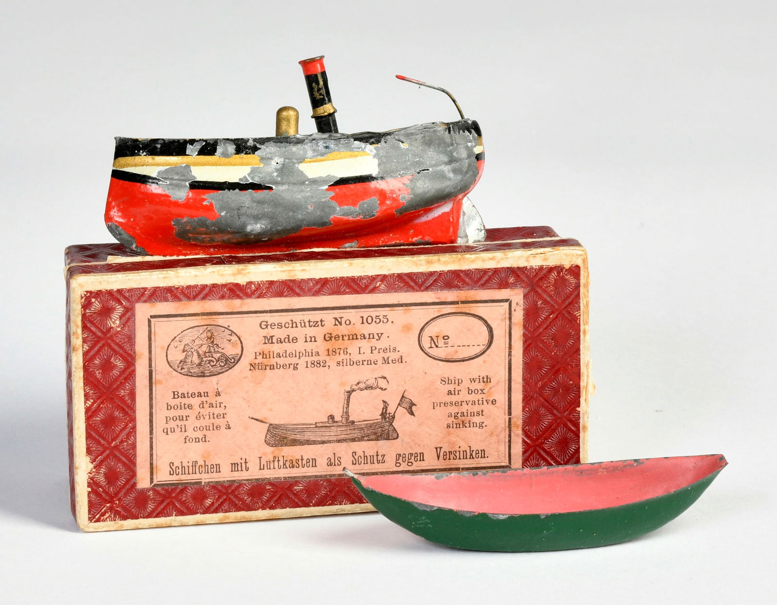 ubelacker, 2 Penny Toy Schiffe (1 of 2)