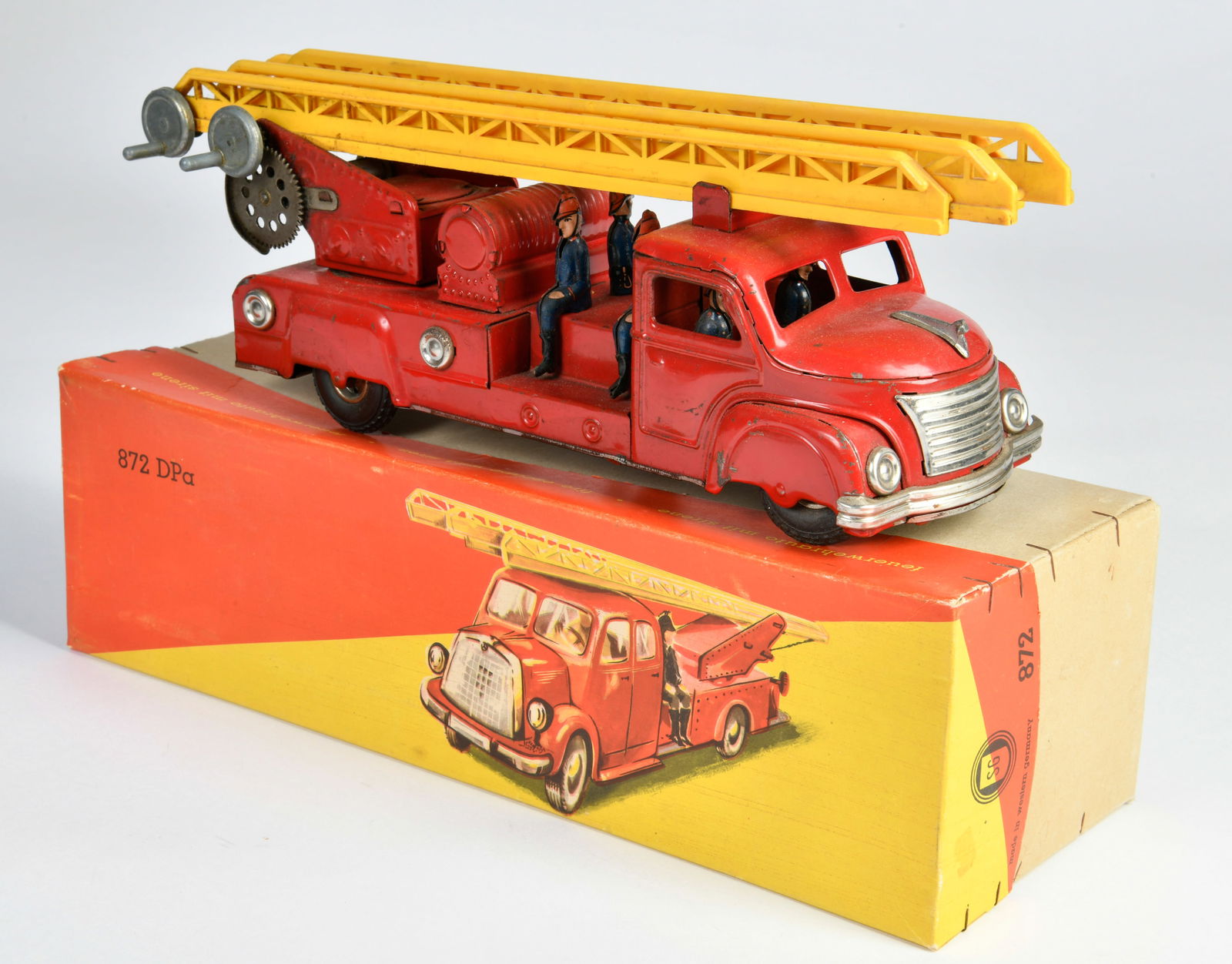 Gunthermann, Feuerwehr: Gunthermann, Feuerwehr, W.-Germany, 31 cm, GemBw, UW ok, min. LM, Okt Z 1-, Z 2