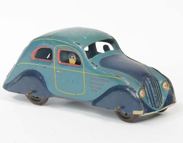 Paya: English:Paya, Little Sedan Car, Spain, tin, condition 2+ Deutsch:Paya, Kleine Limousine, 12 cm, Spain, Blech, Z 2+, (3495)