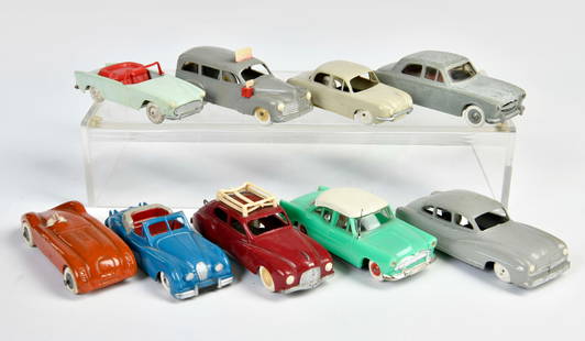 JEP, Minialuxe, Norev, Konvolut Peugeot, Renault, Simca Modelle: JEP, Minialuxe, Norev, Konvolut Peugeot, Renault, Simca Modelle, France, GemBw, 1:43, sehr gut bis bespeilt