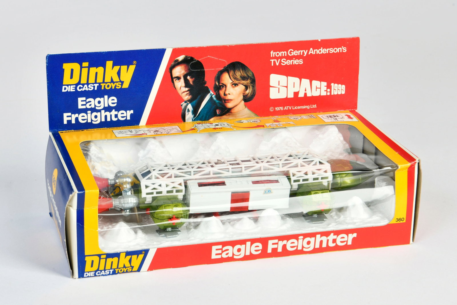 Dinky Toys, 360 Eagle Freighter: Dinky Toys, 360 Eagle Freighter, grun/weiss, Okt Z 1, Z 1