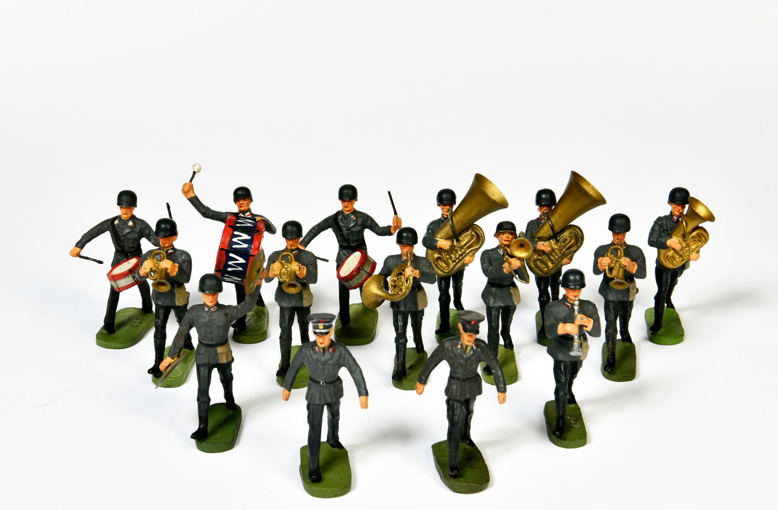 Elastolin, Konvolut musizierende Soldaten (1 of 1)