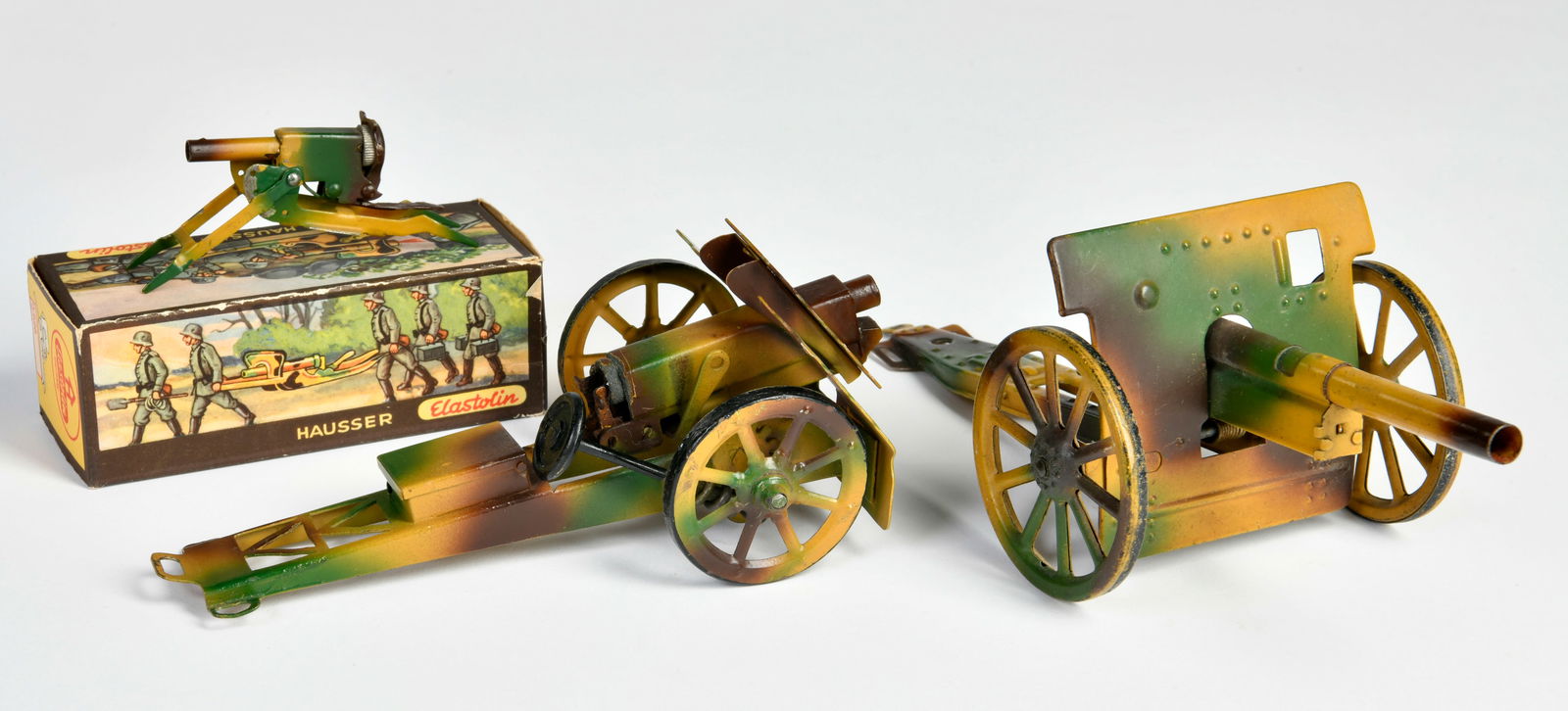 Hausser, Elastolin, 3 Geschutze (1 of 1)