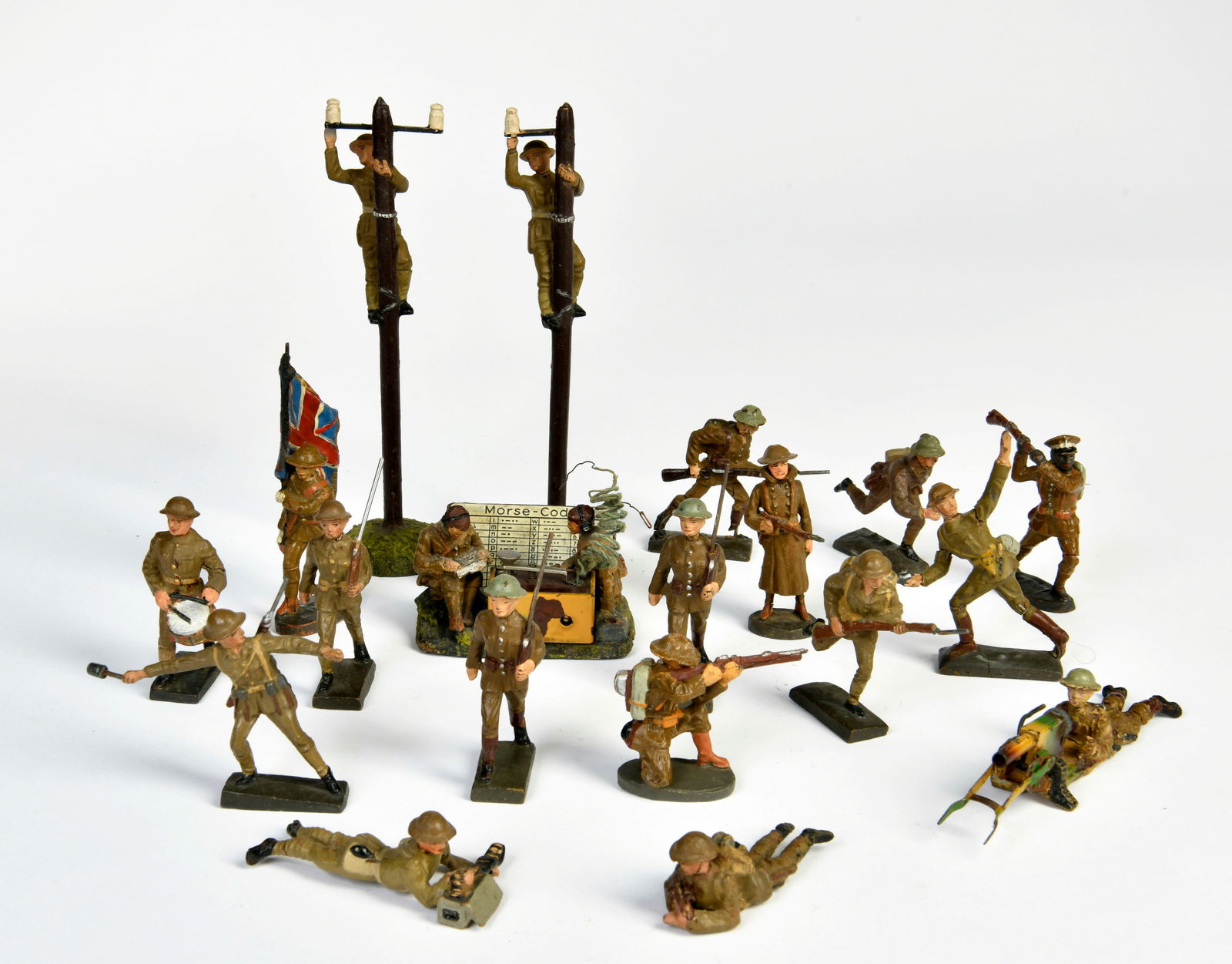 Lineol, Elastolin, Konvolut englische Soldaten (1 of 1)