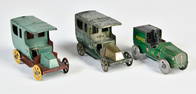 CR Rossignol, zwei Limousinen und Postauto Penny Toys