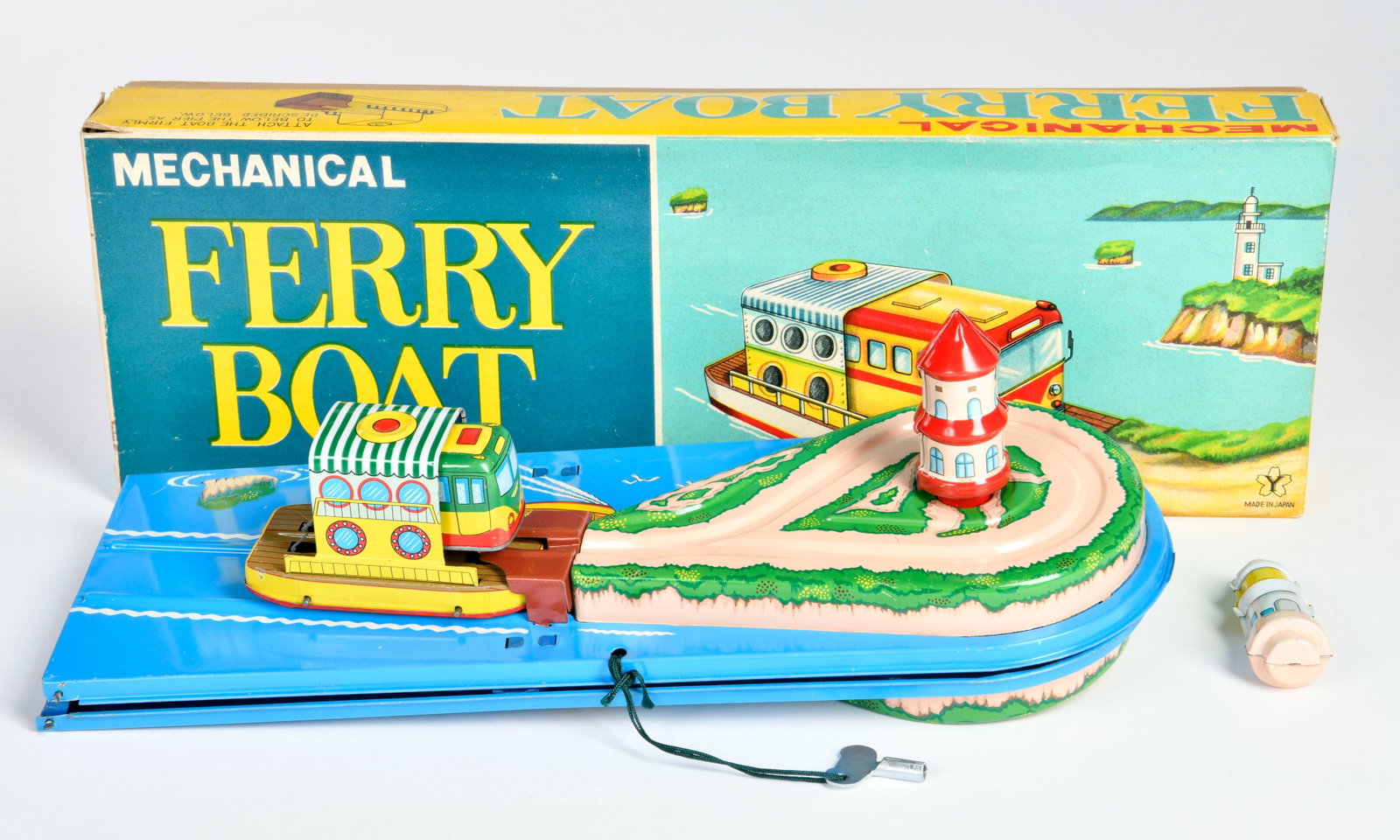 Yone, Ferry Boat: Yone, Ferry Boat, Japan, 68 cm, Blech, UW ok, min. LM, Okt Z 1-, Z 1-