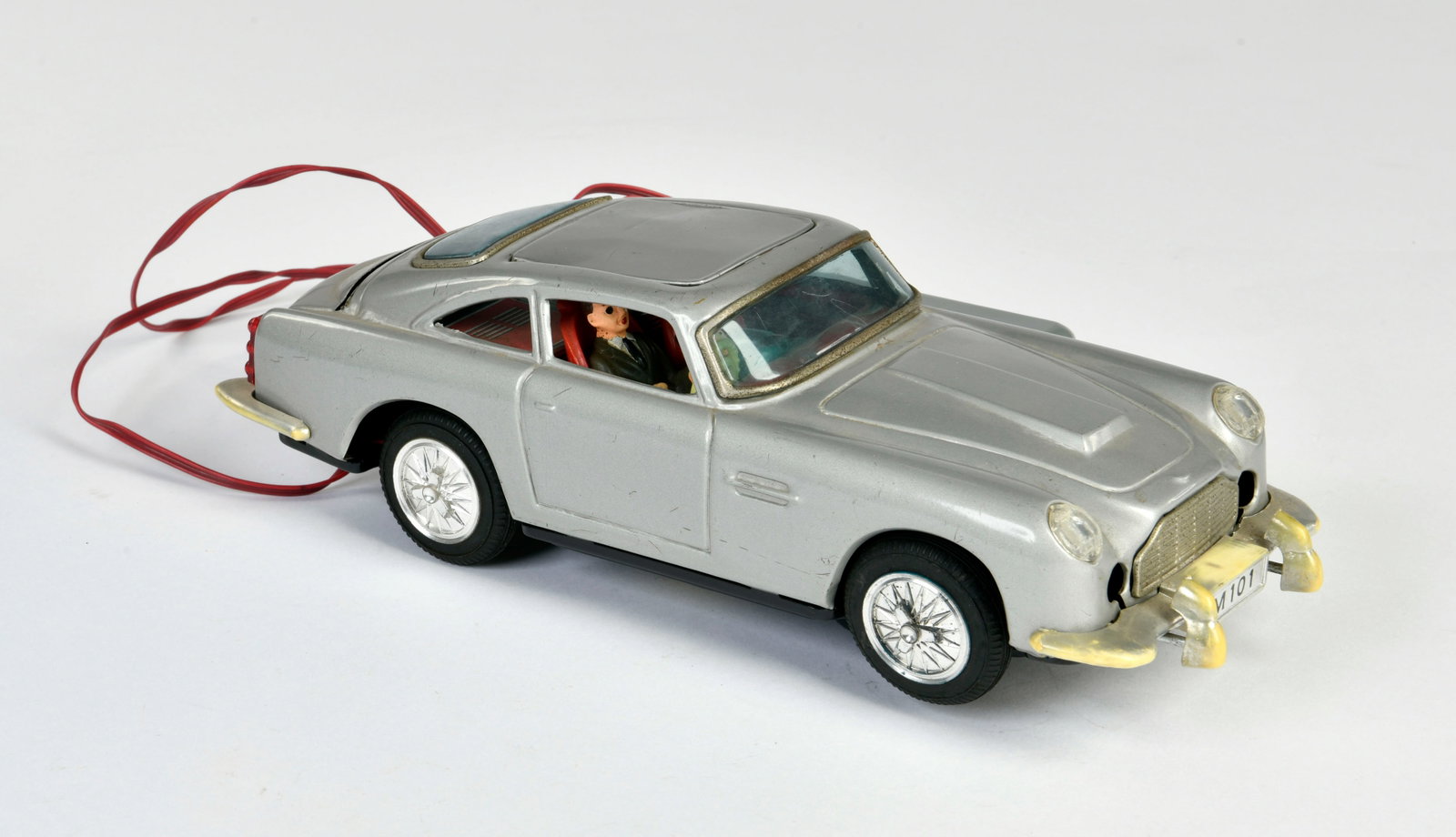James Bond Aston Martin: James Bond Aston Martin, Japan, 29 cm, Blech, Funktion teilw. ok, LM, Z 3