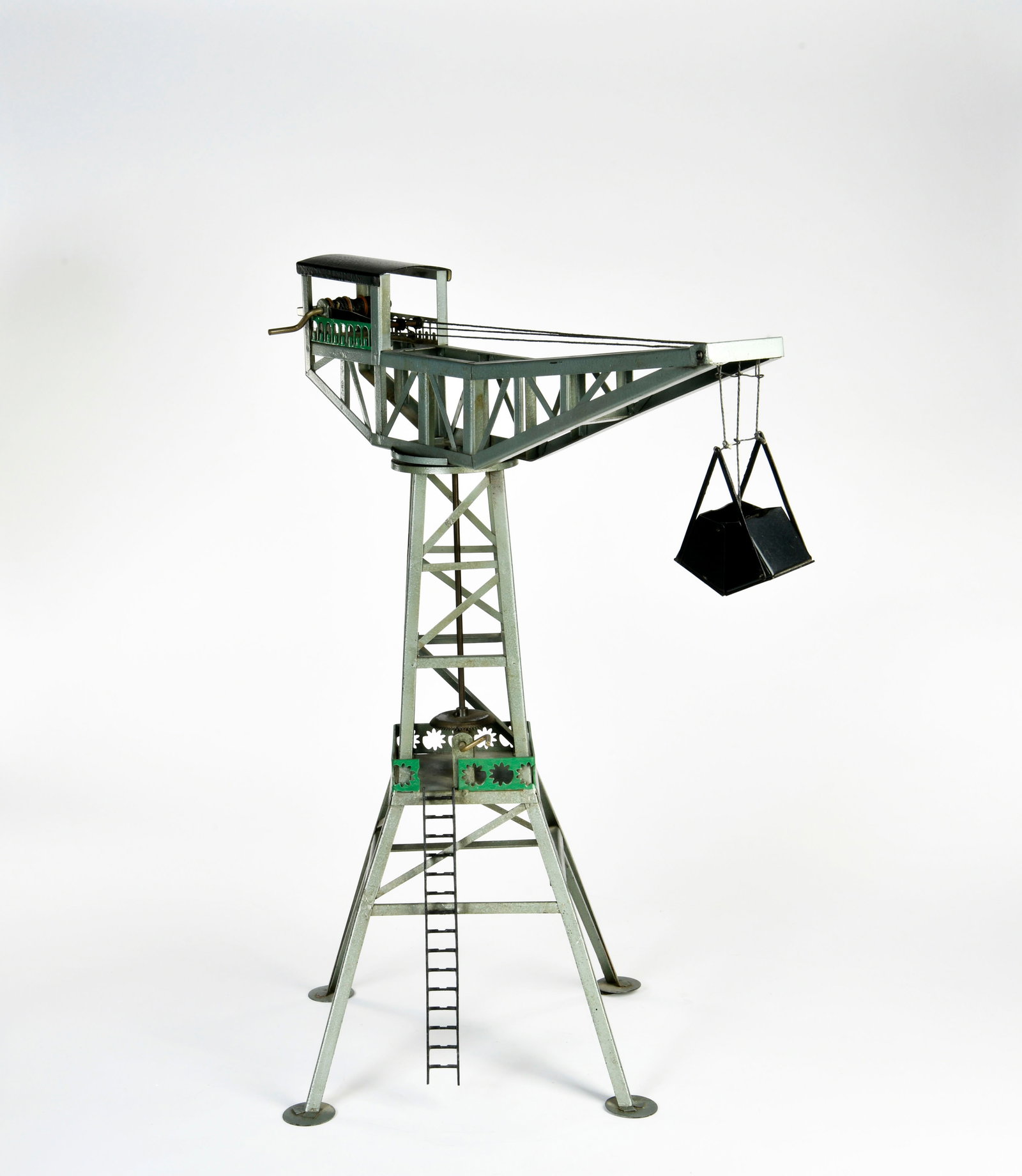 Kran, DDR: Crane, GDR, 63 cm, tin, function ok, C 1-2