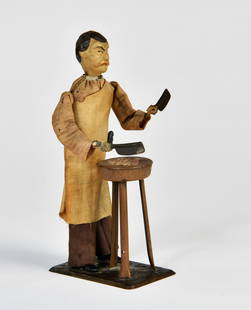 Fernand Martin, Le Charcutier: Fernand Martin, Le Charcutier, France 1901, 21 cm, cw ok, nice original condition