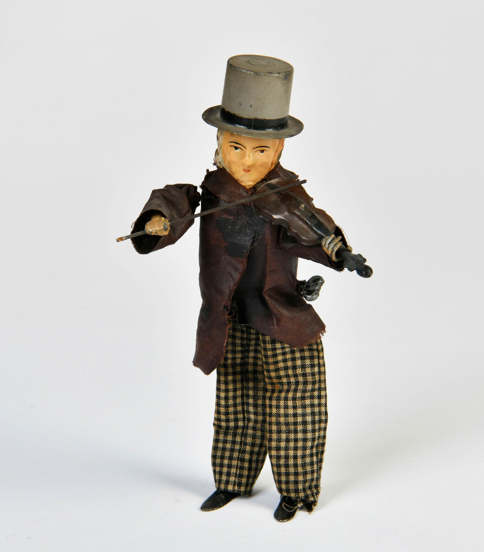 Fernand Martin, Violinist: Fernand Martin, Violinist, France, 20 cm, mixed constr., cw ok, paint d., C 2