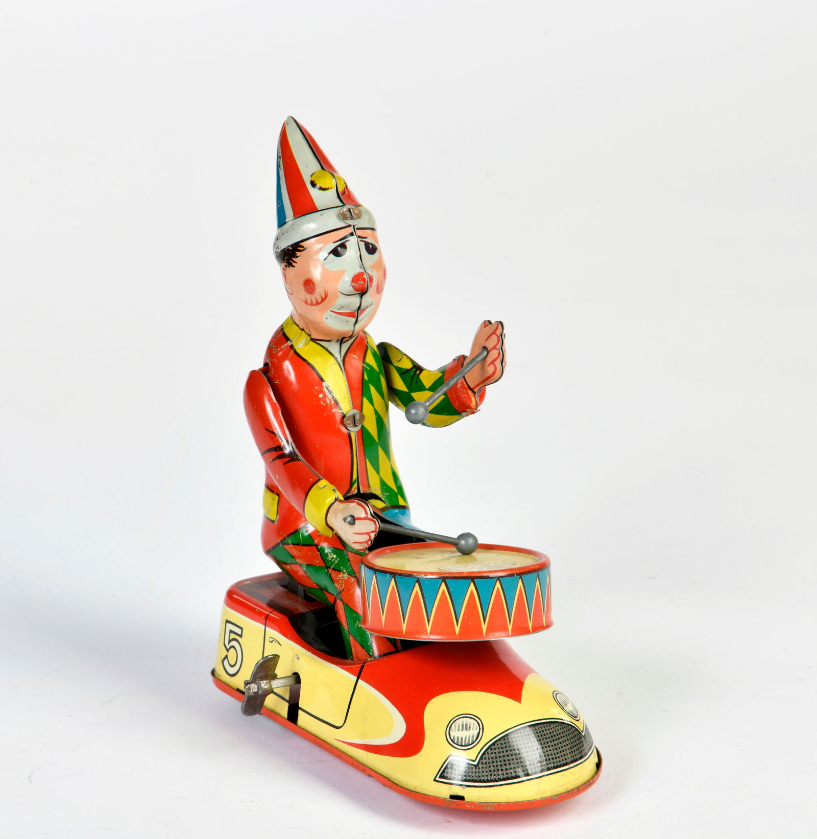 NBN, Clown auf Scooter mit Trommel (1 of 1)