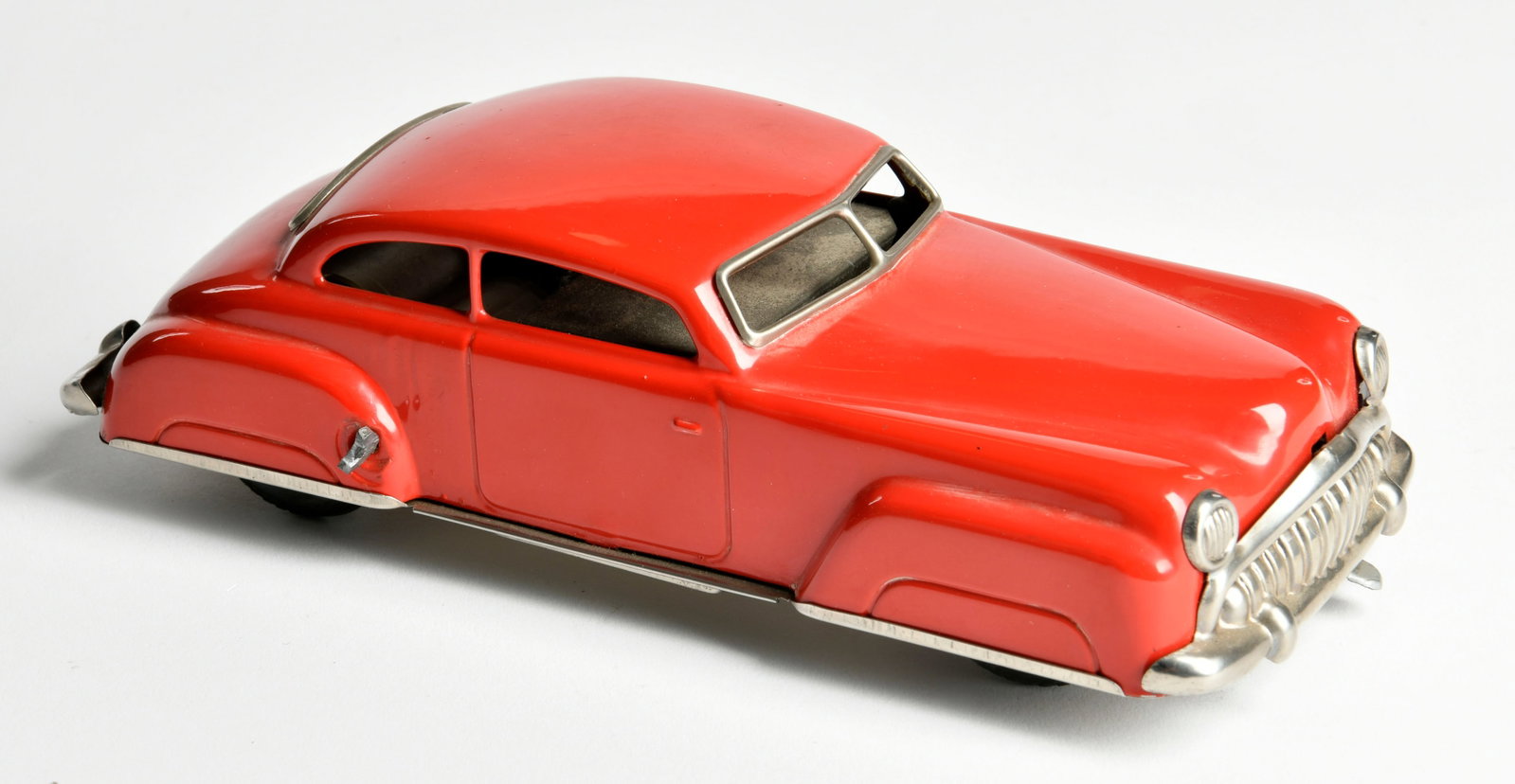 Distler, Electro Car Limousine 7000: Distler, electro car sedan car 7000, W.-Germany, 21 cm, tin, C 1-