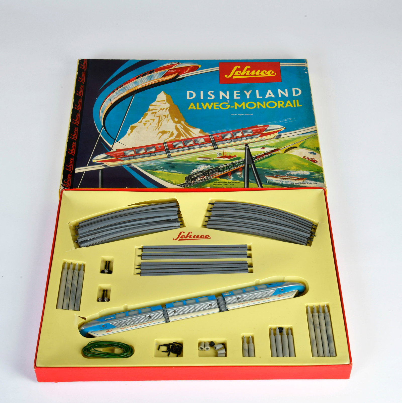 Schuco, Disneyland Alweg Monorail: Schuco, Disneyland Alweg Monorail, W.-Germany, mixed constr., box C 2, C 1-2