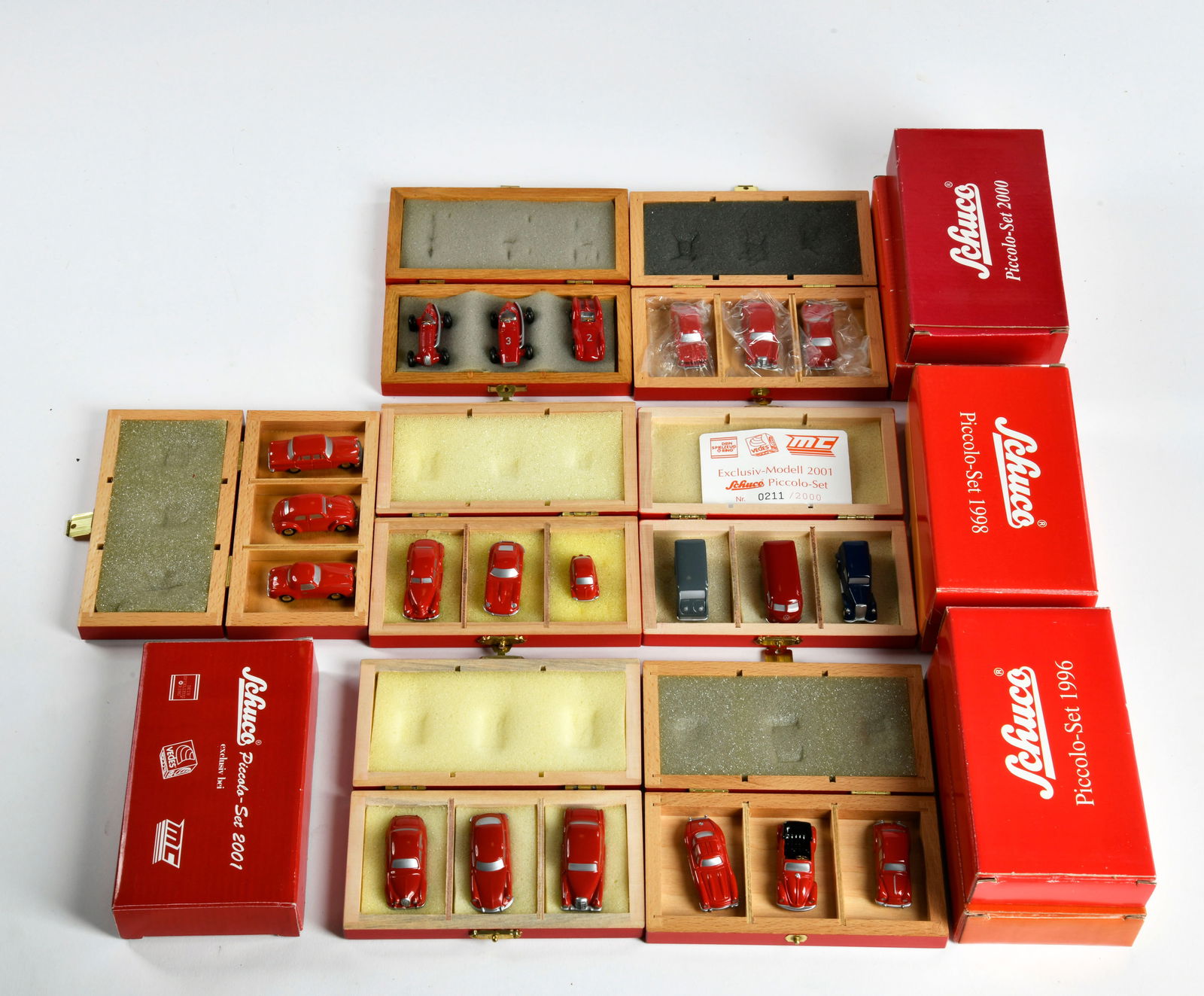 Schuco Piccolo, 7 x 3 er Sets1995-2001 (1 of 1)