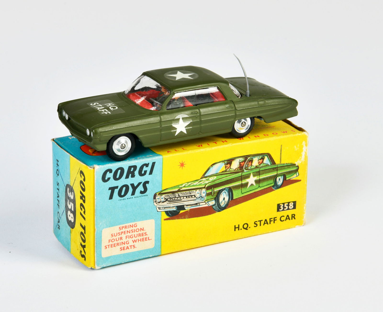 Corgi Toys, 358 H.Q. Staff Car (1 of 2)
