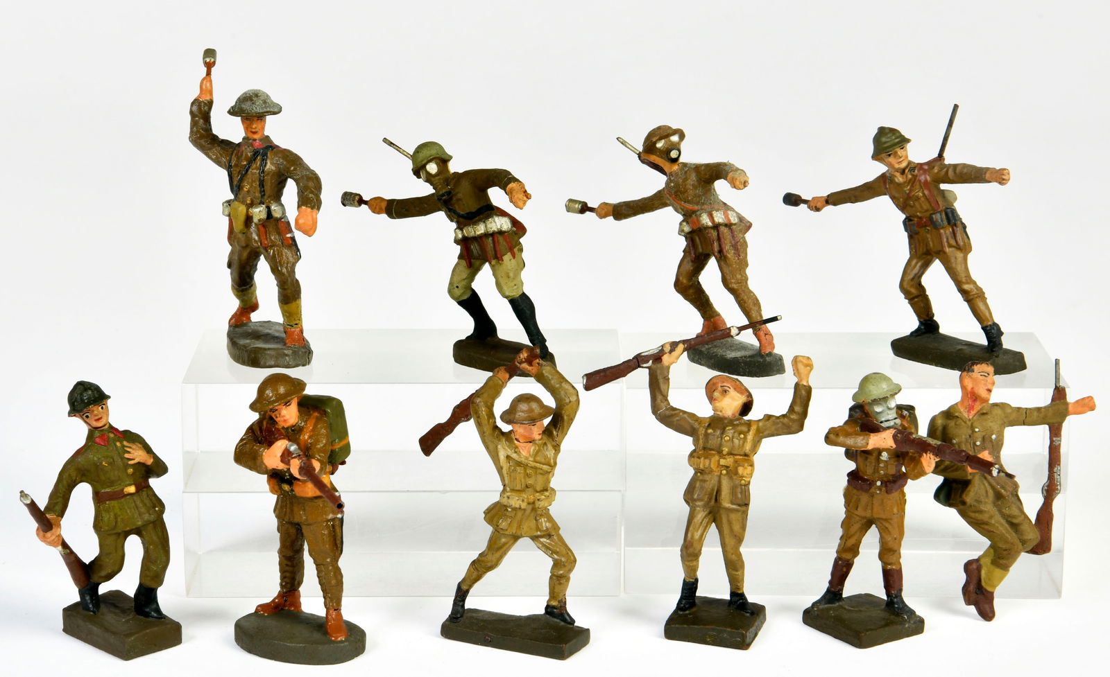 Elastolin, Lineol u. a., Konvolut englische Soldaten (1 of 1)