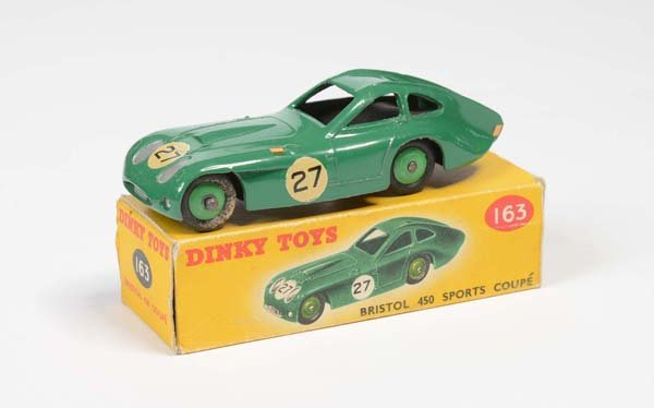 Dinky Toys: English:Dinky Toys, Bristol Sports Coupe, England, diecast, minimal paint damage, original box condition 2-3, condition 2+ Deutsch:Dinky Toys, Bristol Sports Coupe, 1:43, England, Druckguss, minimale