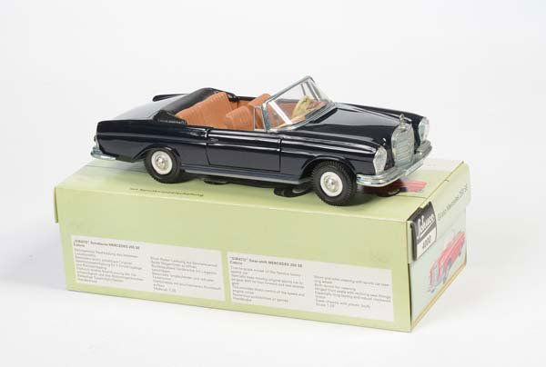 Schuco: English:Schuco, Girato Mercedes, mixed materials, original box condition 1, replica, condition 1 Deutsch:Schuco, Girato Mercedes, 24 cm, Gemischtbauweise, Okt Z 1, Replika, Z 1, (1976)