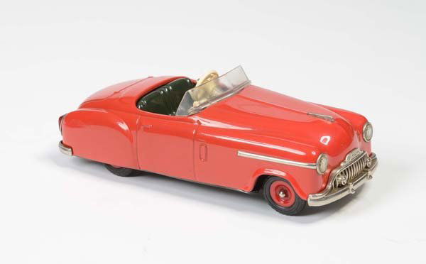 Schuco: English:Schuco, Combinato, US Zone Germany, tin, windup ok, minimal paint damage, condition 1- Deutsch:Schuco, Combinato, 19 cm, US Zone Germany, Blech, Uhrwerk ok, minimale Lackmängel, Z 1-, (1386)