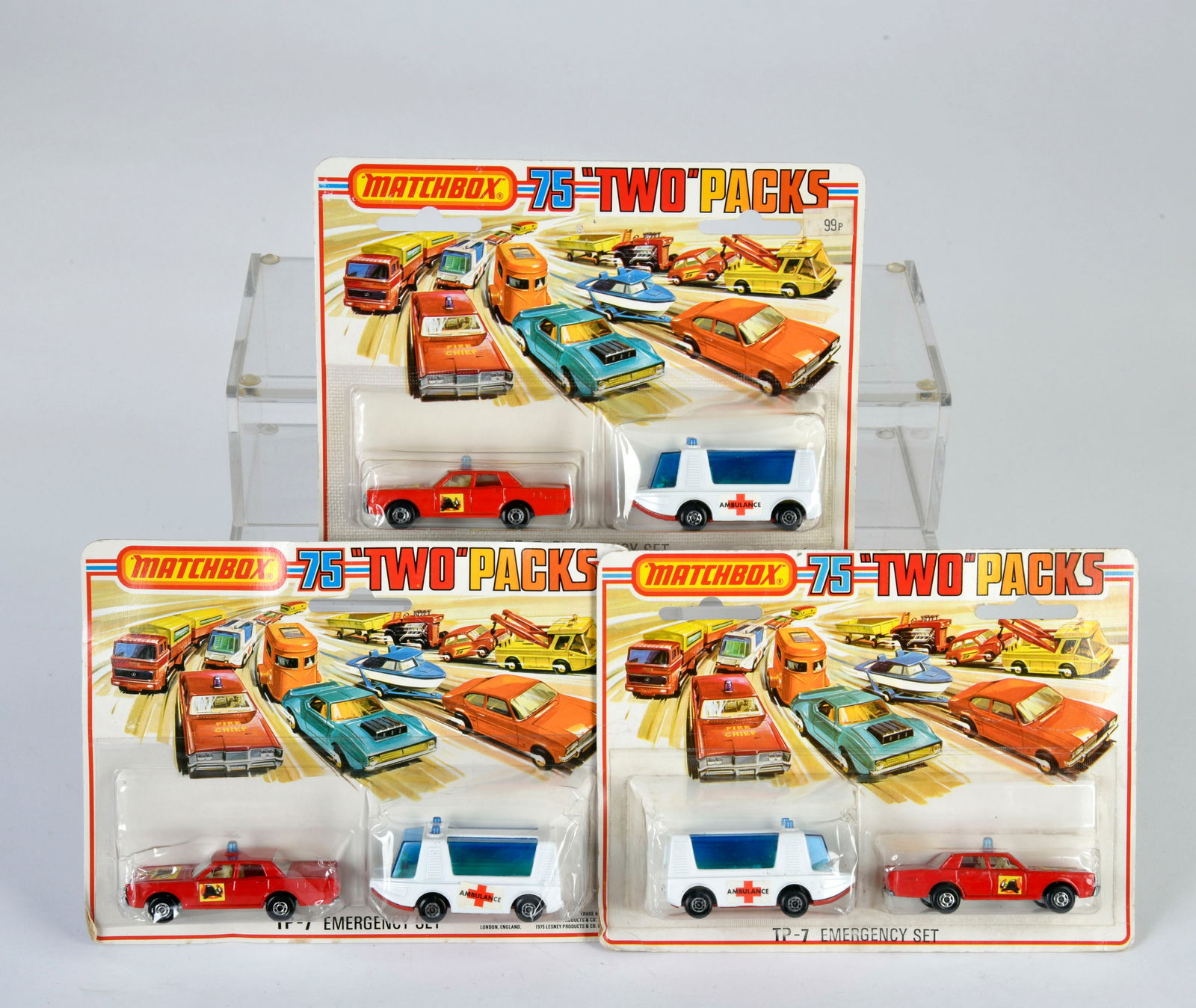 Matchbox, Blisterpackungen, Two Packs, 3x TP-7 Emergency Set (1 of 1)