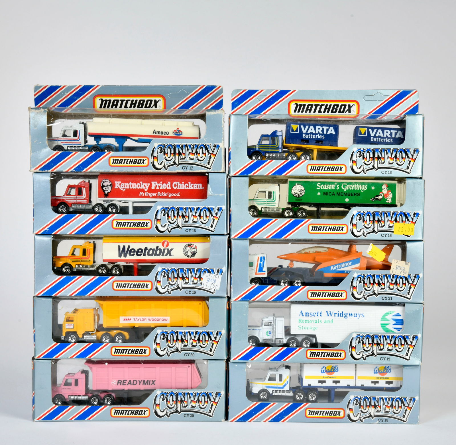Matchbox Convoy (graue Verpackung), 3x CY16, CY17, 2x CY18, CY19, 2x CY20,CY21 (1 of 1)