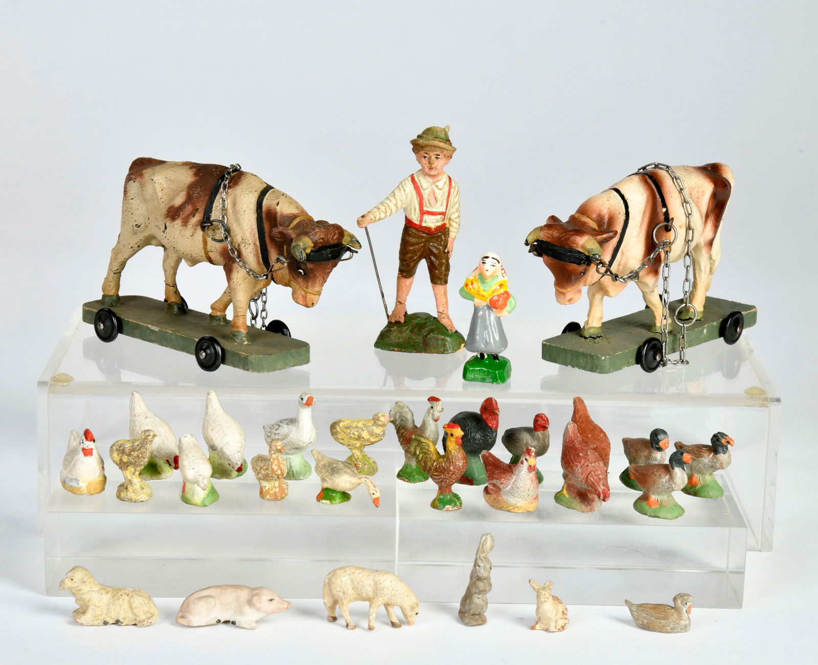 Elastolin, 2 Kuhe & diverse Tiere (1 of 1)