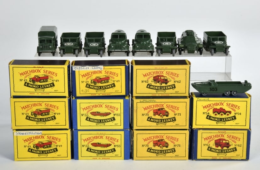 Matchbox, Konvolut Militarfahrzeuge (1 of 1)