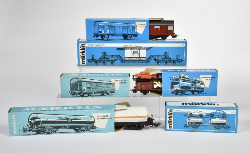 Marklin, H0, 6 Guterwagen (1 of 1)