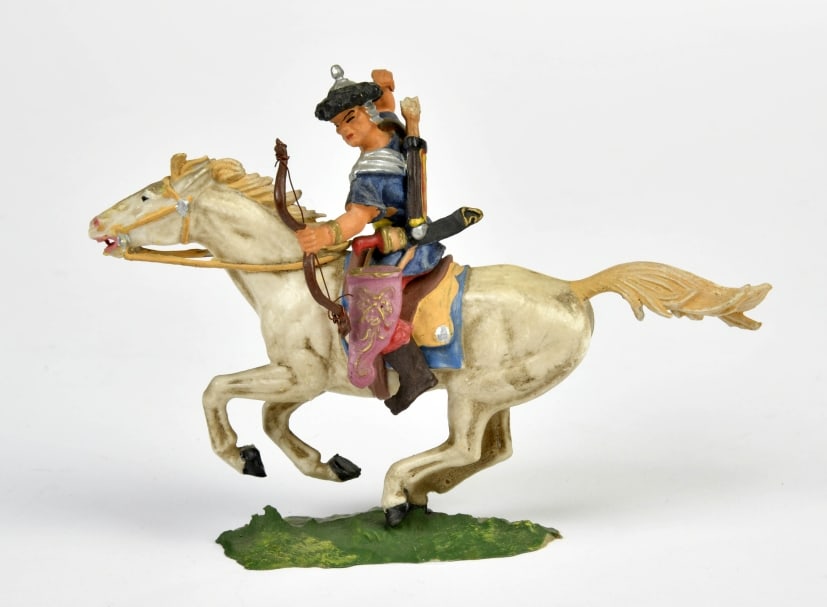 Elastolin, Hunne zu Pferd (1 of 1)