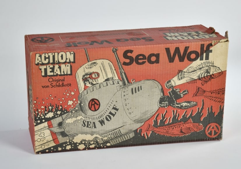Action Team, Sea Wolf: Action Team, Sea Wolf, Schildkrot, Hasbro, 1970, Okt. Z 2, Z 1