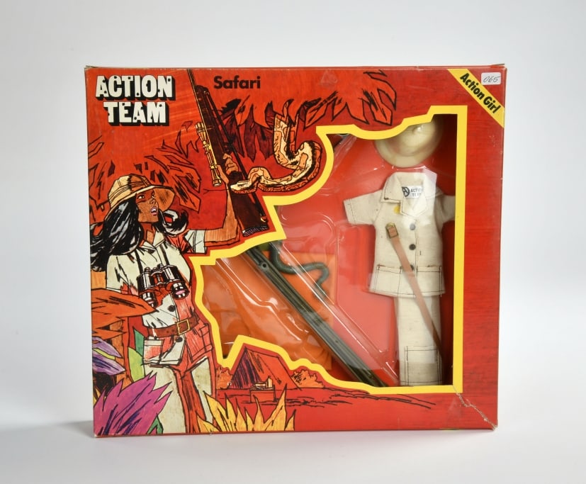 Action Team, Action Girl Safari: Action Team, Action Girl Safari, Schildkrot, Hasbro, 1970, Ovp. Z 1-, Z 1