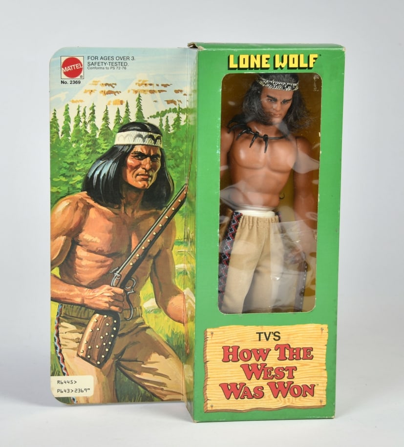 Mattel, How The West Was Won, Lone Wolf 2369: Mattel, How The West Was Won, Lone Wolf 2369, Indian Figure, Okt, Z 1
